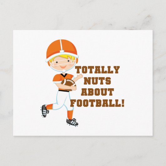 フットボールについて全くくだらない ポストカード (正面)