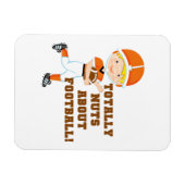 フットボールについて全くくだらない マグネット (横)