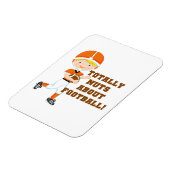 フットボールについて全くくだらない マグネット (左側)