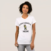フットボールのお母さんのTシャツ Tシャツ (正面フル)