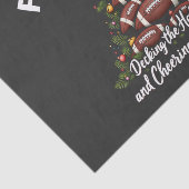 フットボールのお母さんクリスマスサッカーのホールを飾る 薄葉紙 (詳細)