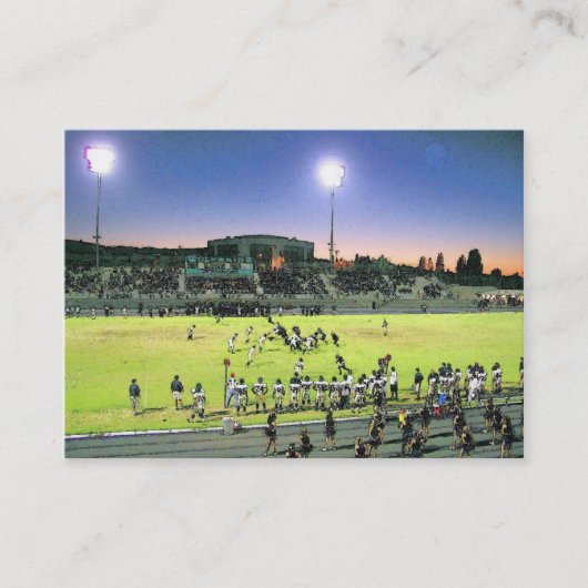 フットボールのイントロカード 名刺 (正面)