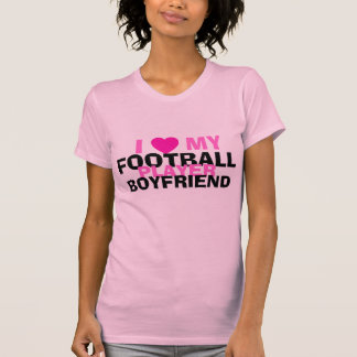 フットボールのガールフレンドのTシャツ Tシャツ