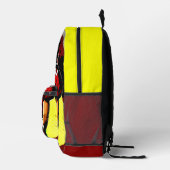 フットボールのクォーターバックパーソナライズされた プリントバックパック (右)