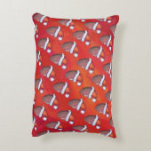 フットボールのクリスマス アクセントクッション (裏面(縦))