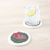 フットボールのクリスマス コースター (側面)