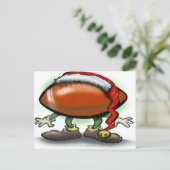 フットボールのクリスマス シーズンポストカード (スタンド正面)