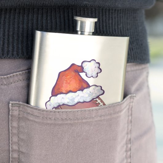 フットボールのクリスマス フラスク (インサイチュ)