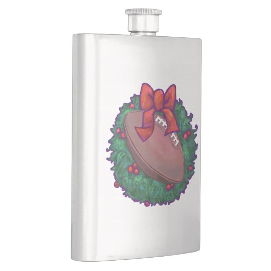 フットボールのクリスマス フラスク (右)