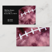 フットボールのグランジなスタイル 名刺 (正面/裏面)