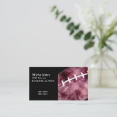 フットボールのグランジなスタイル 名刺 (スタンド正面)