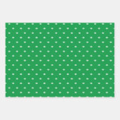 フットボールのグリーンパーソナライズされたモノグラム ラッピングペーパーシート (正面)
