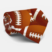 フットボールのコラージュ ネクタイ (ロール)