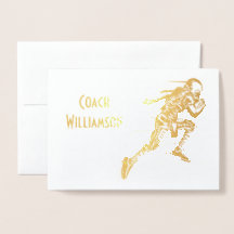 フットボールのコーチかスポンサーは宴会カード感謝していしています