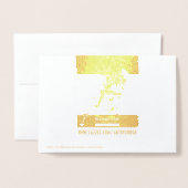 フットボールのコーチかスポンサーは宴会カード感謝していしています 箔カード (裏面封筒付き)