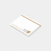 フットボールのコーチのおもしろいなスポーツがテーマのクリップボードの ポストイット (アングル)