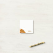 フットボールのコーチのパーソナライズな水彩画のトレンディー ポストイット (デスク上)