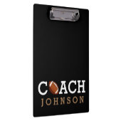 フットボールのコーチの名前をカスタムする クリップボード (右)