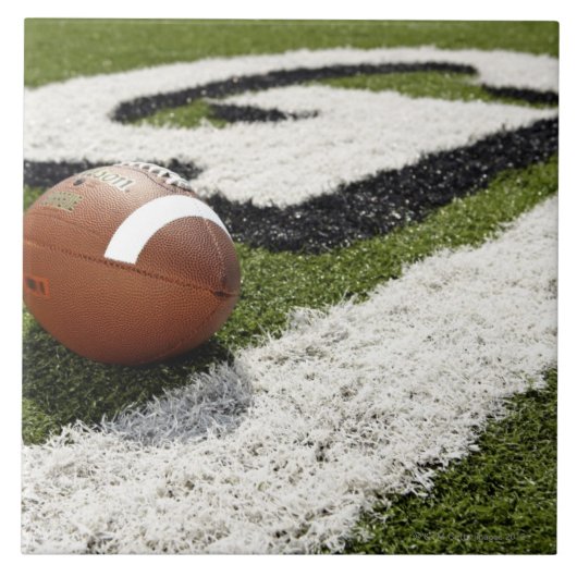 フットボールのゴールライン タイル (正面)