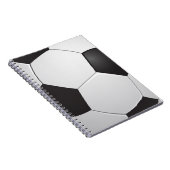 フットボールのサッカーのノート ノートブック (右側)