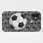 フットボールのサッカーのiPhone 5の場合 Case-Mate iPhoneケース (裏面(横))
