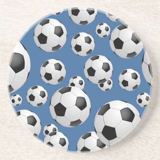 フットボールのサッカーボールのコースター コースター (正面)