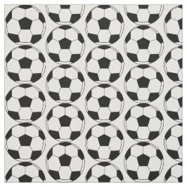 フットボールのサッカーボールパターン ファブリック