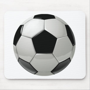 フットボールのサッカーボール マウスパッド