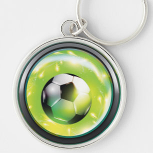 フットボールのサッカーボールKeychain キーホルダー