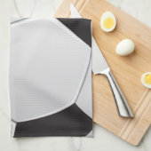 フットボールのサッカー キッチンタオル (四つ折り)