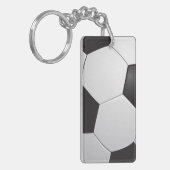 フットボールのサッカー キーホルダー (正面左)