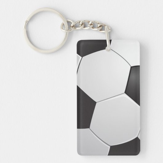 フットボールのサッカー キーホルダー (正面)