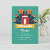 フットボールのスター選手の招待状 招待状 (スタンド正面)