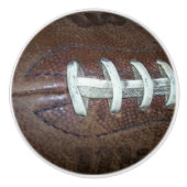 フットボールのステッチ セラミックノブ (正面)