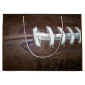 フットボールのスポーツ ラージペーパーバッグ (正面)