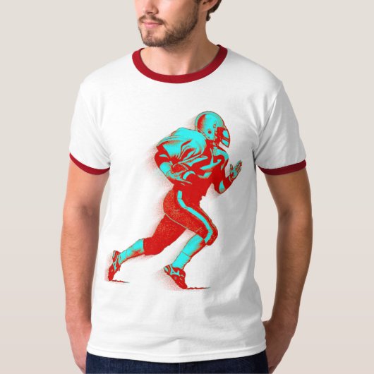 フットボールのスポーツ Tシャツ (正面)