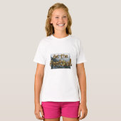 フットボールのスローガン Tシャツ (正面フル)