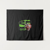 フットボールのタペストリー タペストリー (正面(横))