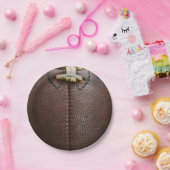 フットボールのデザート ペーパープレート (パーティー)