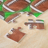 フットボールのパズル ジグソーパズル (側面)