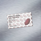 フットボールのパターン マグネット名刺 (インサイチュ)