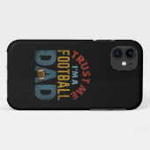 フットボールのパパですから信じて Case-Mate iPhoneケース (裏面(横))