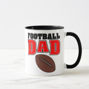 フットボールのパパのコーヒーカップ マグカップ