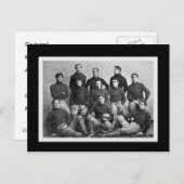 フットボールのパーティの招待状の郵便はがき インビテーションポストカード (正面/裏面)