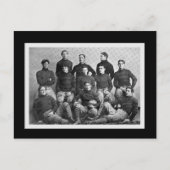 フットボールのパーティの招待状の郵便はがき インビテーションポストカード (正面)