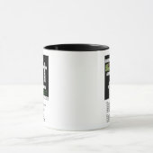 フットボールのファンのマグのためのクロスワード・パズル マグカップ (中央)