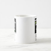 フットボールのファンのマグのためのクロスワード・パズル マグカップ (中央)