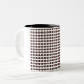 フットボールのファンのマグ ツートーンマグカップ (正面左)