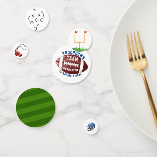 フットボールのベビーシャワー コンフェッティ (グループ)