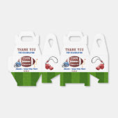 フットボールのベビーシャワー フェイバーボックス (折り畳みなし)